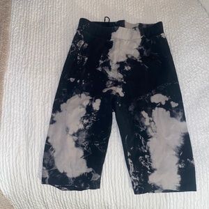 Zara cute tye dye biker shorts